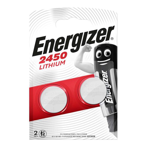 Energizer Lithium Batterie CR2450 3 V 2er-BLISTER 