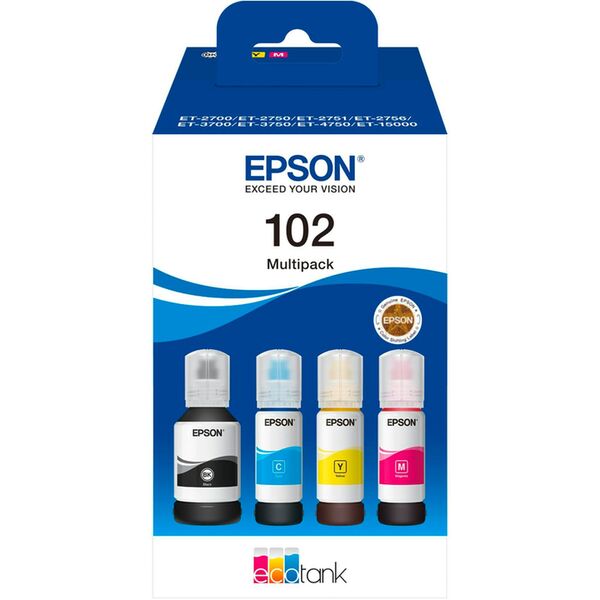Epson 102 EcoTank  4-COLOUR Multipack