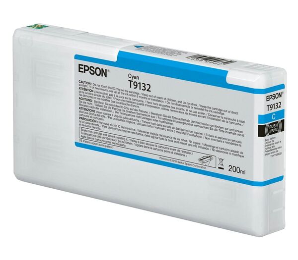 Epson 200 ml Tinte für SC-P5000  T9132 cyan