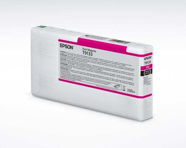 Epson 200 ml Tinte für SC-P5000  T9133 vivid magenta 