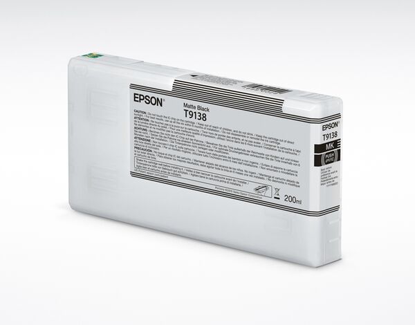 Epson 200 ml Tinte für SC-P5000  T9138 matte black 