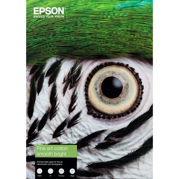 Epson Fine Art Cotton Smooth Bright II  A2 25 Blatt