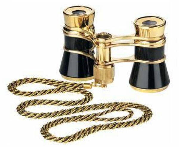 Eschenbach Opernglas glamour 3x25  schwarz-gold 