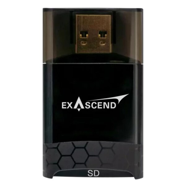 Exascend Card Reader 2-in-1, SD/microSD, UHS-II, USB Type-A, Speicherkarte 