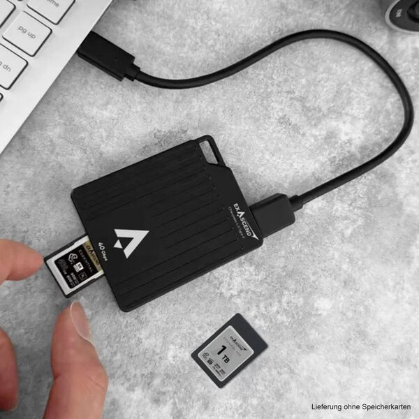 Exascend Card Reader CFexpress 40 GB/s Type A, Type-C 