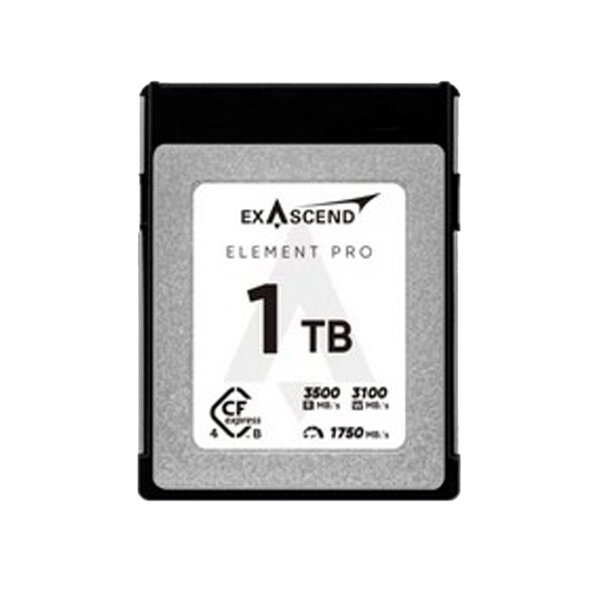Exascend Element Pro CFexpress Type-B 4.0, 3500 MB/s, Speicherkarte  1 TB