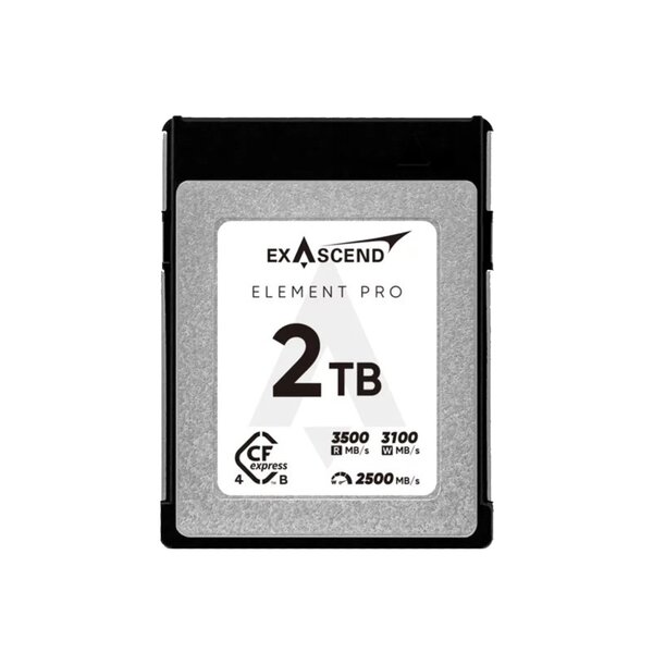 Exascend Element Pro CFexpress Type-B 4.0, 3500 MB/s, Speicherkarte  2 TB