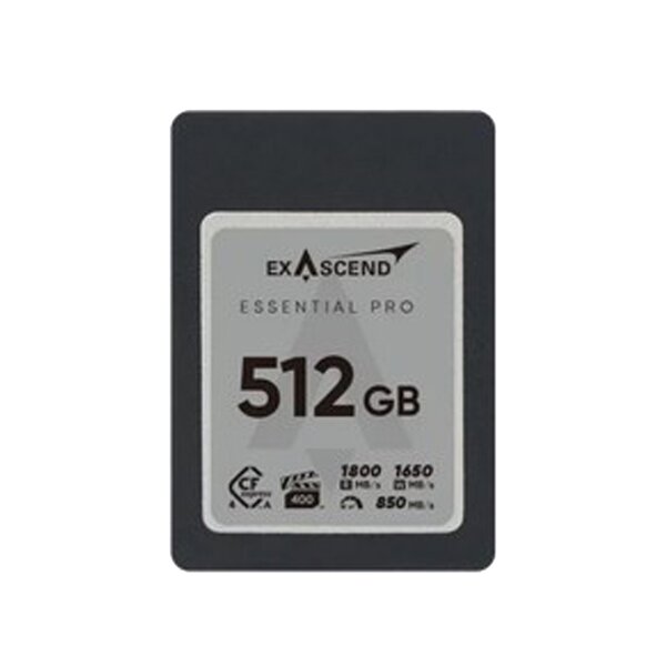 Exascend Pro CFexpress Type-A 4.0, 1800 MB/s, Speicherkarte  512 GB