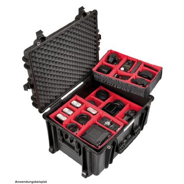 Explorer Cases 5833 Koffer Schwarz mit Trennwand-Set 