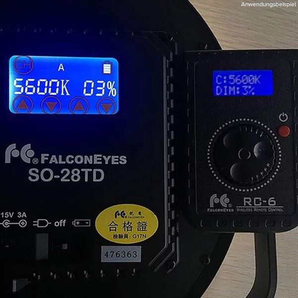 Falcon Eyes LED Fernbedienung RC-6 