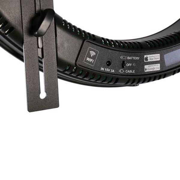 Falcon Eyes Wi-Fi Bi-Color LED Ringlampe Dimmbar  DVR-160TW