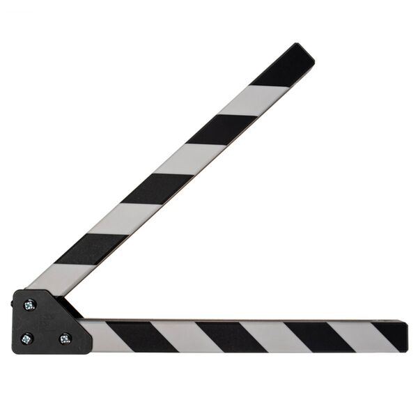 Filmsticks Filmklappe ClapperSticks All-Weather  schwarz / weiß Medium