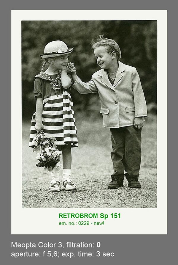 Foma Foma Retrobrom 151 Sp - Naturglanz (Baryt) 25 Blatt - Gradation: Spezial   20,3x25,4 cm