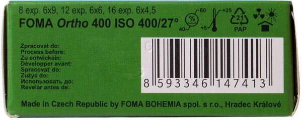 Foma Ortho 400 Rollfilm 120 