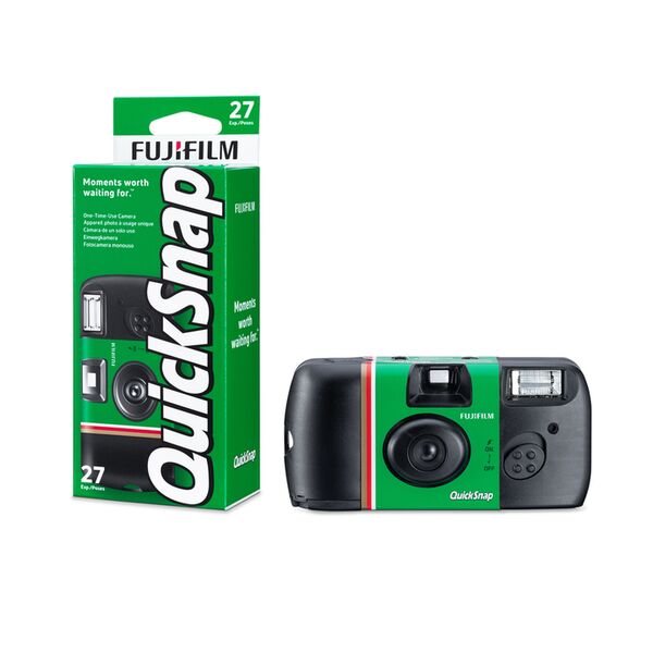 Fujifilm QuickSnap Flash 400 ASA, 27 Aufnahmen, Einwegkamera 