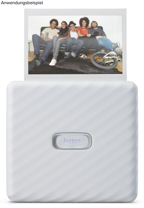 Fujifilm Instax Link WIDE EX D mobiler Sofortbilddrucker  Ash White