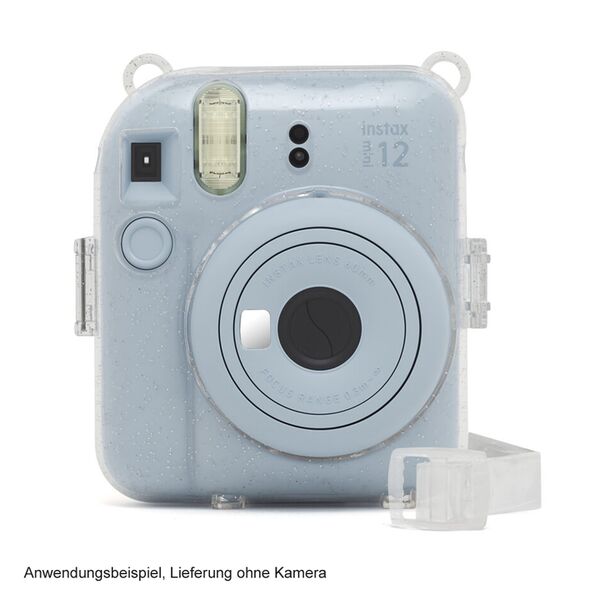 Fujifilm Instax Mini 12 glitter Case, Kunststoffhülle 