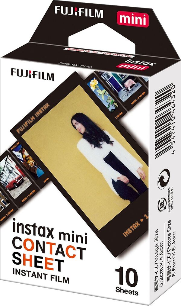 Fujifilm Instax Mini Film  Contact Sheet