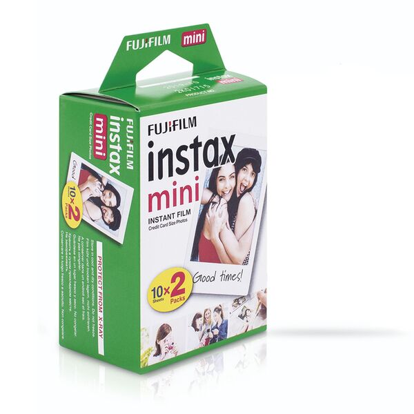 Fujifilm Instax Mini Film Doppelpack 2x10 Aufnahmen  3er Set für 60 Bilder