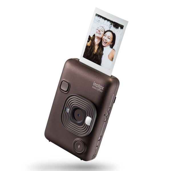 Fujifilm Instax Mini LiPlay Sofortbildkamera inkl. Micro-USB-Kabel  deep bronze