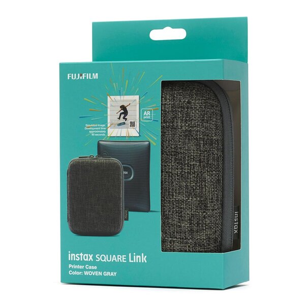 Fujifilm Instax SQ LINK Printer Case  Woven Gray