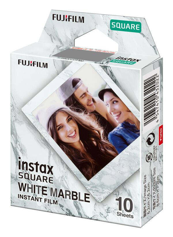 Fujifilm Instax SQUARE Sofortbildfilm  White Marble 