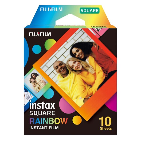 Fujifilm Instax SQUARE Sofortbildfilm  Rainbow