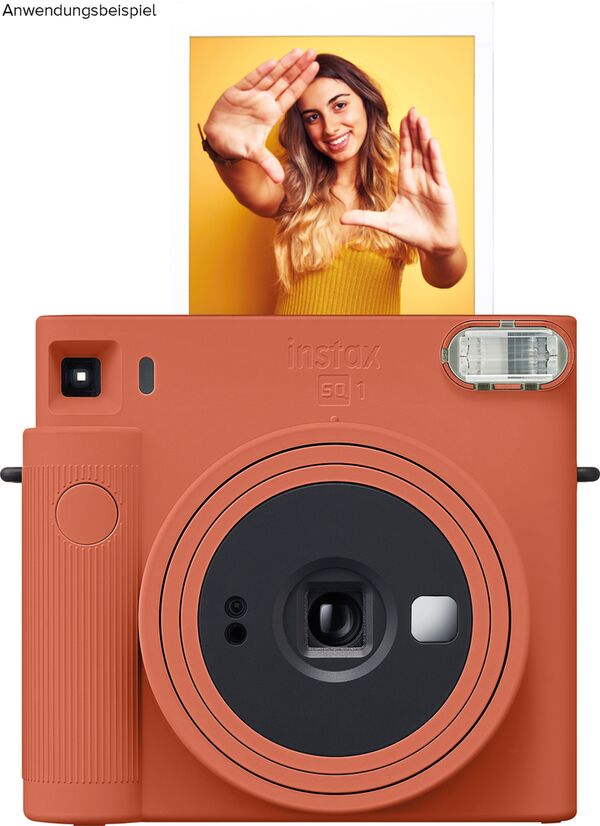 Fujifilm Instax SQUARE SQ1 Sofortbildkamera  terrakotta Orange