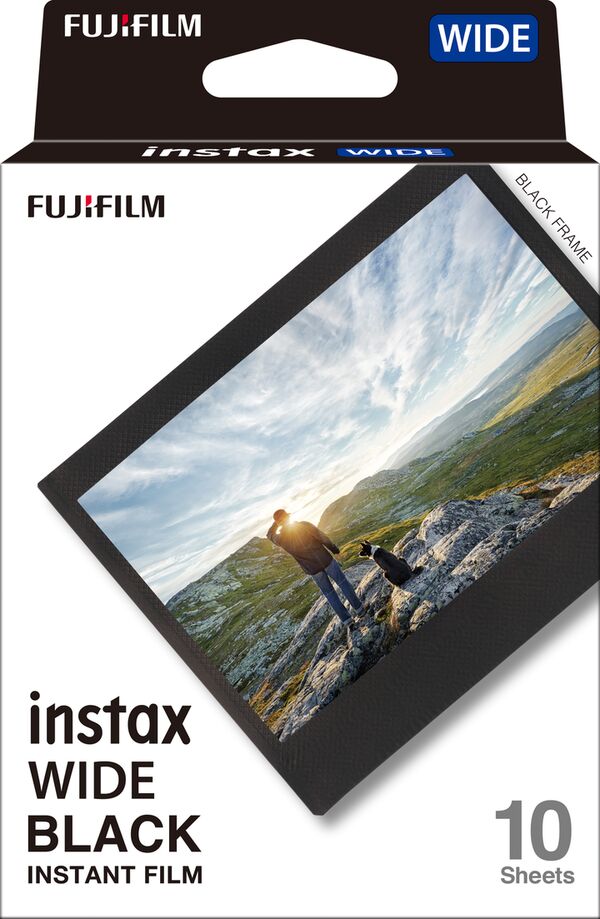 Fujifilm Instax WIDE Black Frame WW 1 Sofortbildfilm Color 