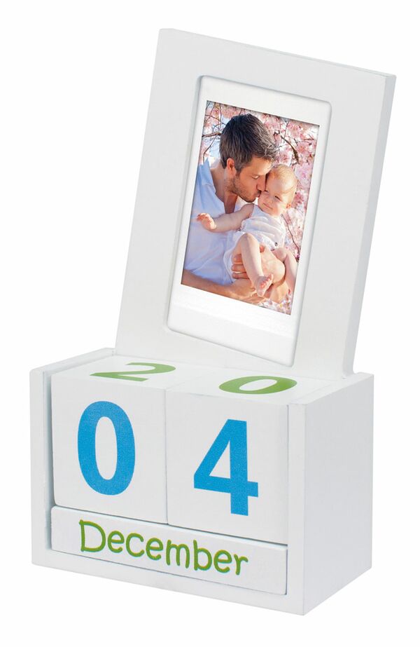 Fujifilm Instax Würfel-Kalender MINI Dauerkalender aus Holz 