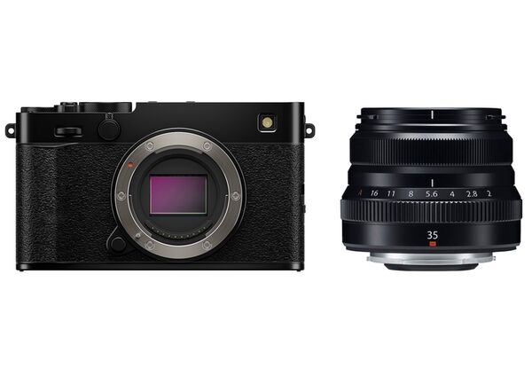 Fujifilm X-E5 + XF 35mm f/2,0 R WR  schwarz