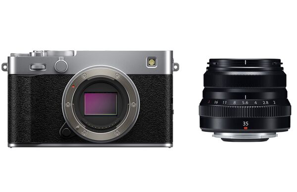 Fujifilm X-E5 + XF 35mm f/2,0 R WR  silber