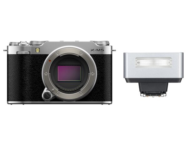 Fujifilm X-M5 + Godox iT20  silber