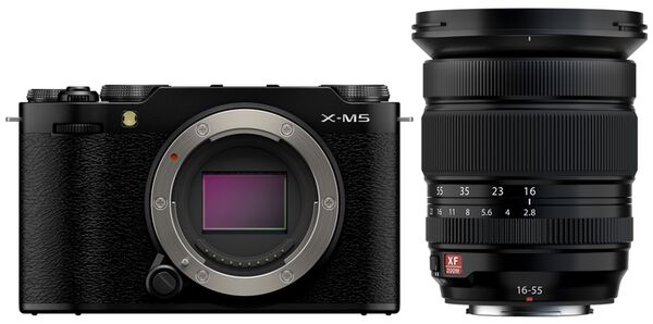 Fujifilm X-M5 + XF 16-55mm f/2.8 R LM WR II  schwarz