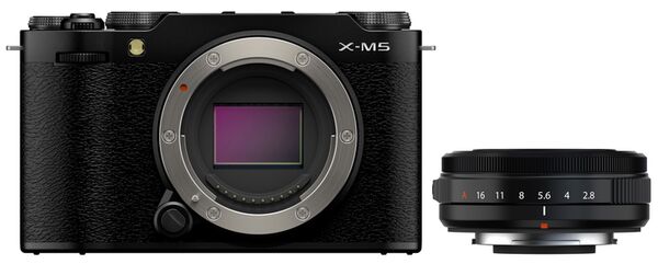 Fujifilm X-M5 + XF 27mm f/2,8 R WR  schwarz