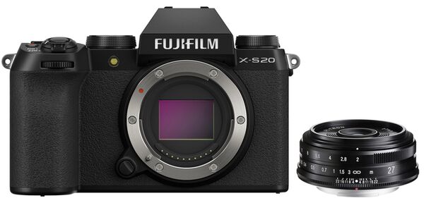 Fujifilm X-S20 + Voigtländer Ultron 27mm f/2.0  schwarz