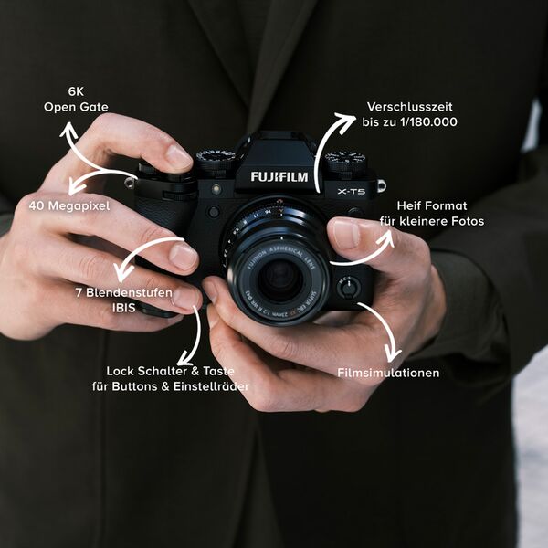 Fujifilm X-T5 Gehäuse  schwarz