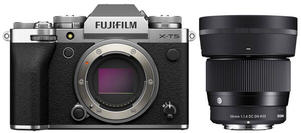 Fujifilm X-T5 + Sigma AF 56mm f/1.4 DC DN Contemporary  Silber 