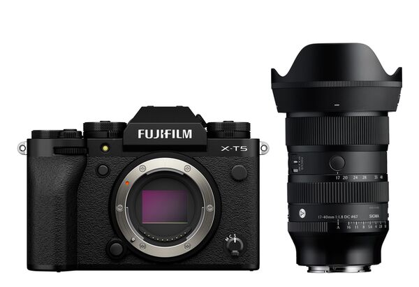 Fujifilm X-T5 + Sigma 17-40mm f/1.8 DC Art  schwarz