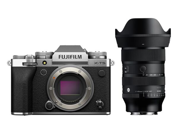 Fujifilm X-T5 + Sigma 17-40mm f/1.8 DC Art  silber
