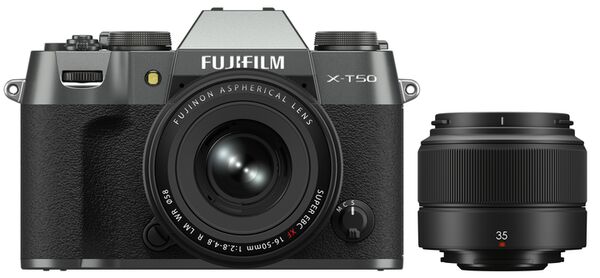 Fujifilm X-T50 + 16-50mm + XC 35mm f/2,0  anthrazit