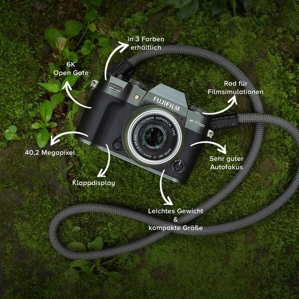 Fujifilm X-T50  anthrazit