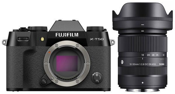 Fujifilm X-T50 + Sigma AF 18-50mm f/2,8 DC DN Contemporary  schwarz