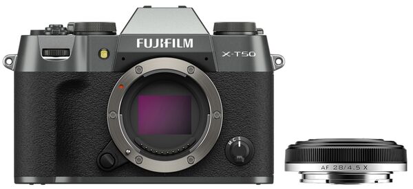 Fujifilm X-T50 + Viltrox AF 28mm f/4.5  anthrazit