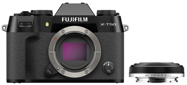 Fujifilm X-T50 + Viltrox AF 28mm f/4.5  schwarz