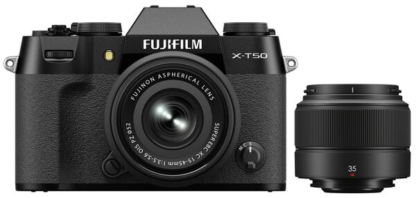 Fujifilm X-T50 + XC 15-45mm + XC 35mm f/2,0  schwarz