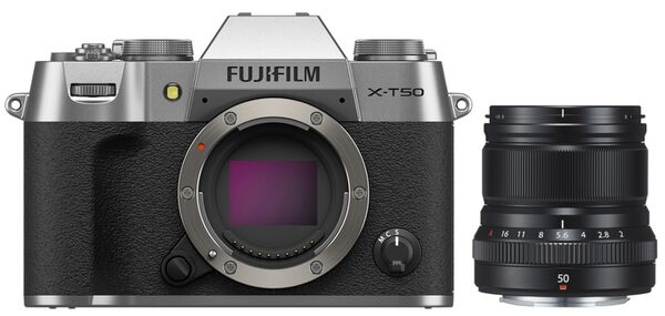 Fujifilm X-T50 + XF 50mm f/2,0 R WR  silber