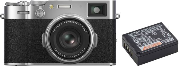Fujifilm X100VI + Akku NP-W126 S  silber