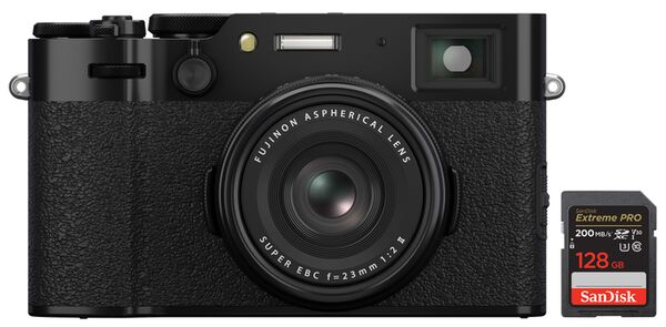 Fujifilm X100VI + SanDisk Extreme Pro SDXC 200MB/s 128 GB  schwarz