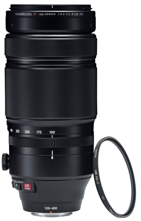 Fujifilm XF 100-400mm f/4,5-5,6 R LM OIS WR +  Hoya HD MkII UV  Fujifil, X